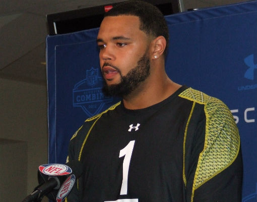 Ohio State OT Mike Adams | Photo by BigCProfootball